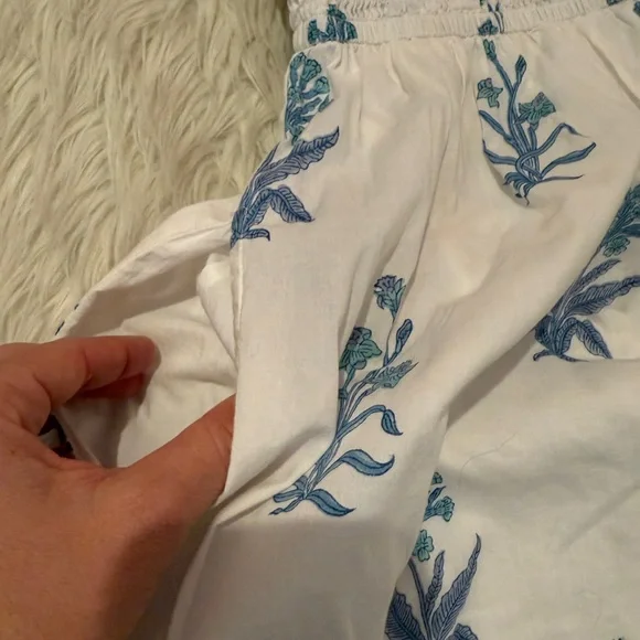 Pink City Prints Ellie Dress in Ocean Agapanthus Sz S - Picture 5 of 6